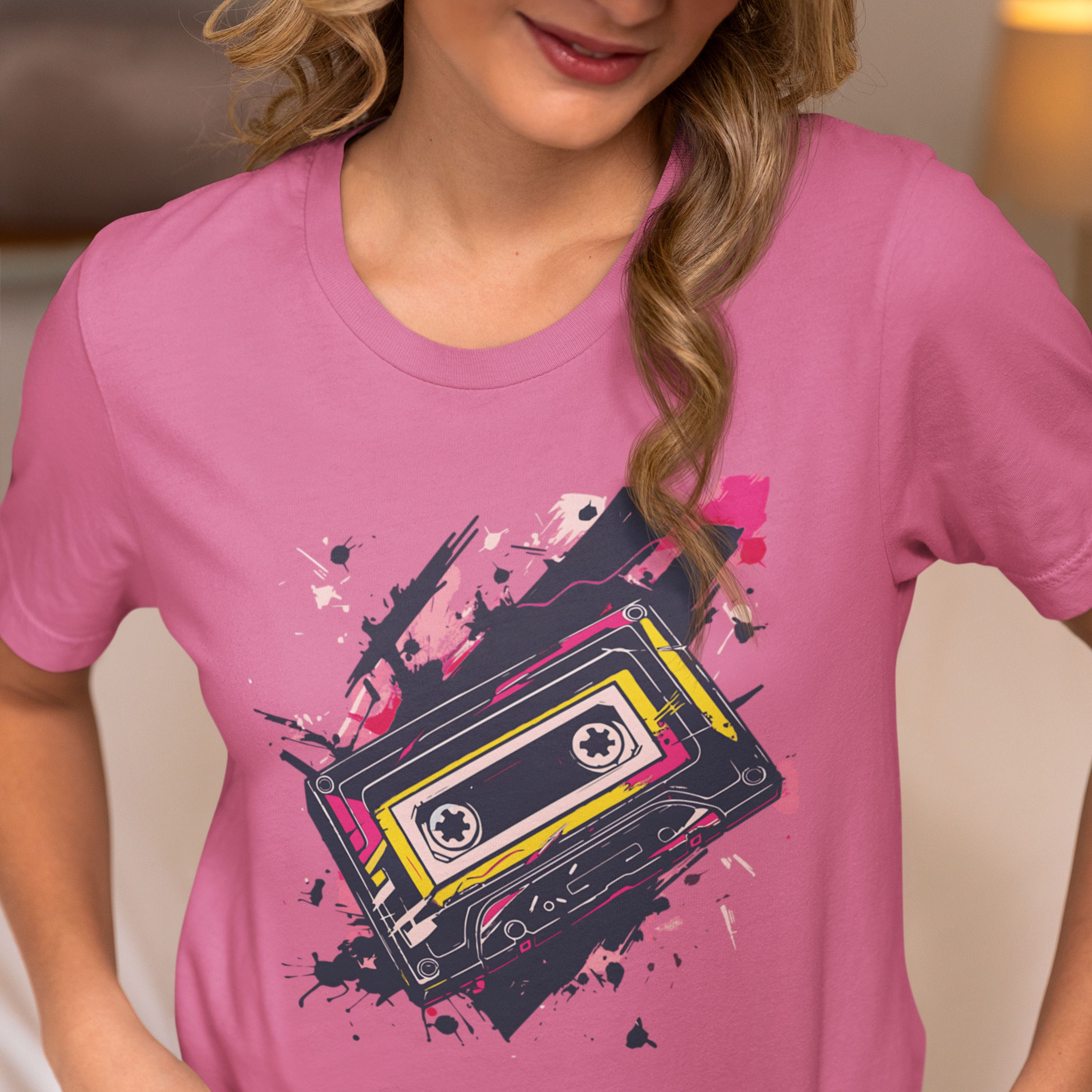 Pop Art Shirt, 80's Shirt, Graffiti Shirt, Casette Shirt