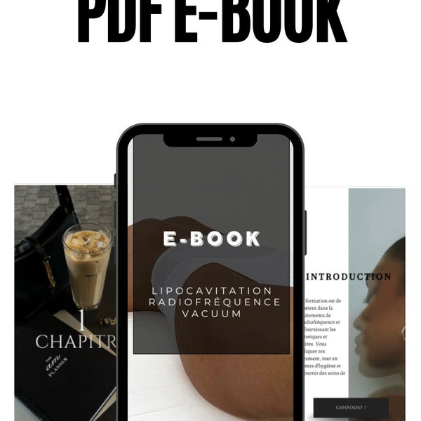 E-book lipocavitation, radiofréquence, vacuum