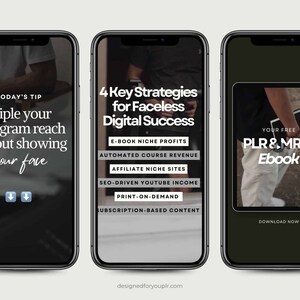 300 Men&#39;s Collection Reel Vault w/Master Resell Rights (MRR) and Private Label Rights (PLR) - Men&#39;s Faceless Reel Templates for Social Media