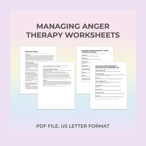 Anger Worksheet, Anger Control, Manage Anger, Emotional Regulation, Anger Triggers, Mental Health Tool, Conflict Resolution, Therapist Aid