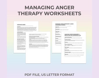 Anger Worksheet, Anger Control, Manage Anger, Emotional Regulation, Anger Triggers, Mental Health Tool, Conflict Resolution, Therapist Aid