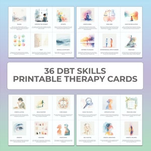 Schede di terapia DBT, Schede di terapia dialettico-comportamentale, Scheda di lavoro DBT, Schede di terapia stampabili, Scheda di lavoro di terapia in PDF