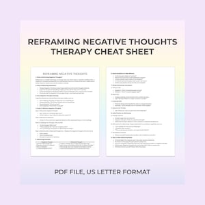 認知再構成、思考の再構築、ポジティブ思考、認知の歪み、思考パターン、ネガティブ思考、セラピーチートシート