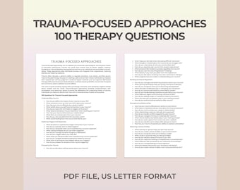 Trauma Focused Therapy Questions, Trauma Recovery, Emotional Healing, Resilience, Trauma Triggers, Trauma Therapy, Trauma Processing, Safety
