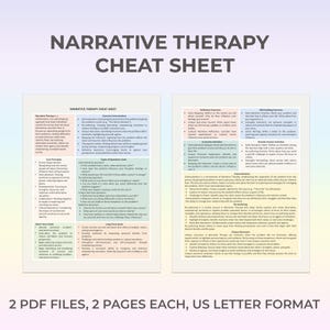 Spiekbriefje verhalende therapie, spiekbriefje re-authoring therapie, afdrukbaar therapieblad, spiekbriefje voor therapeut, spiekbriefje verhalende pdf