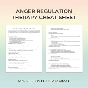Anger Management, Anger Control Tips, Managing Anger, Anger Management Techniques, Anger Regulation, Therapy Worksheet