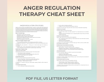 Anger Management, Anger Control Tips, Managing Anger, Anger Management Techniques, Anger Regulation, Therapy Worksheet