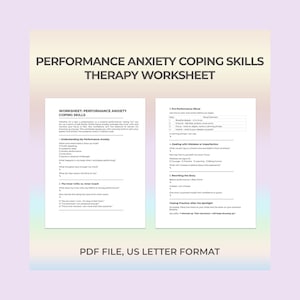 Werkblad prestatieangst, plankenkoorts, gedachten herkaderen, copingvaardigheden, zelfvertrouwen, emotionele controle, mentale voorbereiding, pdf