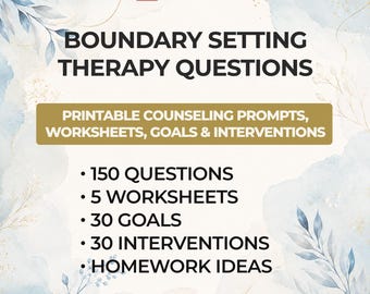 Boundaries Therapy Questions Assertiveness Communication Skills Self Worth Emotional Resilience Personal Space Balance Therapy Worksheet