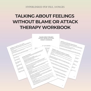 Couples Communication Workbook Conflict Repair Worksheets I Statement Scripts Hard Conversation Guide Printable Relationship Therapy Tool