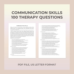 Communication Skills Therapy Questions, Active Listening, Conflict Resolution, Emotional Intelligence, Assertiveness, Public Speaking