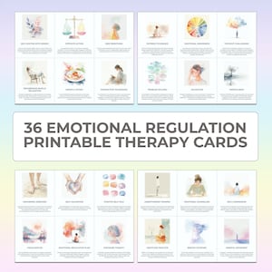 Cartões de Terapia de Regulação Emocional, Cartões de Terapia Comportamental Dialética, TCD, Cartões de Terapia Cognitivo-Comportamental, TCC, Planilhas de Terapia
