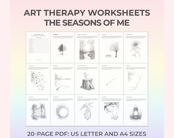 Folhas de Arteterapia para Atenção Plena Atividades de Desenho Artístico e Terapêutico que Apoiam o Bem-Estar Emocional Terapia Criativa e Autodescoberta