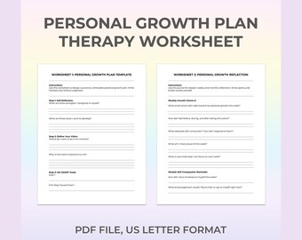 Personal Growth, Self-Development Worksheet, Goal Setting Planner, Life Coaching Tool, Personal Goals, Self-Improvement Worksheets, Therapy