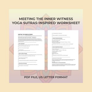 Inner Witness, True Nature, Self Awareness, Yoga Reflection, Mindfulness Tool, Thought Observer, Yoga Sutras, Meditation Support, Conscious