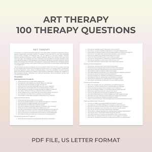 Art Therapy Questions, Creative Healing, Emotional Expression, Self-Awareness, Emotional Regulation, Personal Growth, Identity Exploration