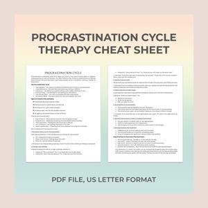Procrastination Cycle, How To Stop Delaying, Stop Procrastination, Productivity Tips, End Task Avoidance, Stop Overthinking, Increase Focus