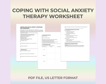 Foglio di lavoro sulla terapia dell'ansia sociale, pratica di esposizione, strumento per la salute mentale, modelli di evitamento, paure sociali, supporto emotivo, capacità di coping