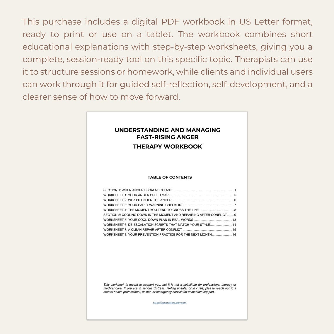 Fast Rising B Plug Defense Fast Rising Anger Workbook Printable Cool Down Plan De Escalation ...