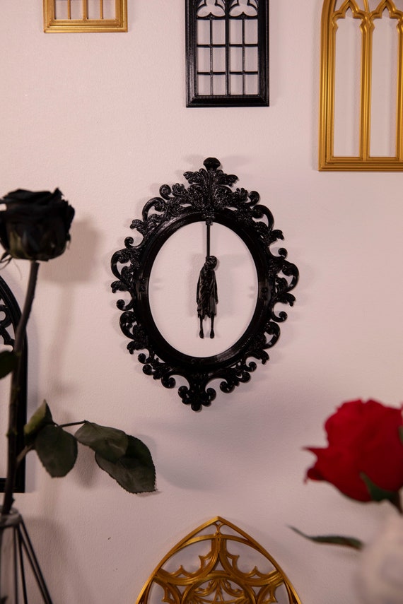 Cadre Victorien avec Pendu - Gothic home decor