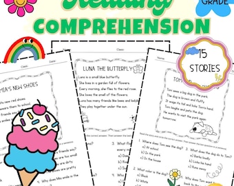 Grade 1 Reading Comprehension Passages with Questions | Short Stories