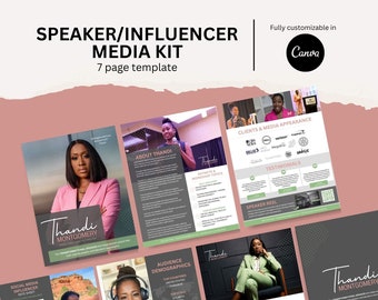 Speaker and Influencer Media Kit