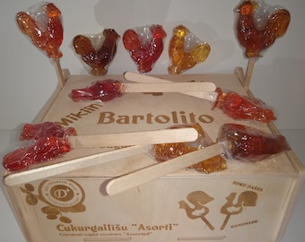 Mikiin Bartolito Coqs en sucre caramel assortis