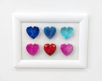 Heart Resin Wall Hanging Wall Art 3D Pop Art Nursery Decor Heart Sculpture Valentine's decor Wedding gift