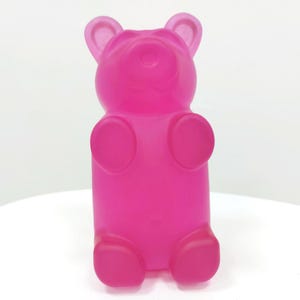 Giant Gummy Bear Pop Art Sculpture Candy Decor Resin Art 7 inch