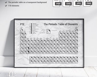 DIY 3D Paper Periodic Table of Elements Model,chemical Activity ...