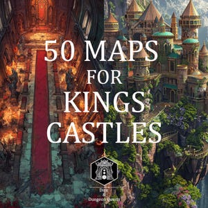 Battle Map Collection (16:9) voor Kings Castles, voor D&D (Dungeons and Dragons) of Pathfinder, voor Roll20, Foundry of VTT