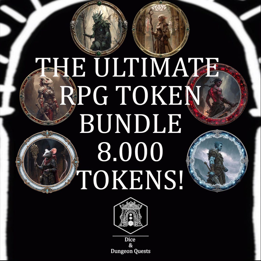 RPG Token Art Collection: for Rpgs and VTT Rpg Tabletop - for Roll20 ...