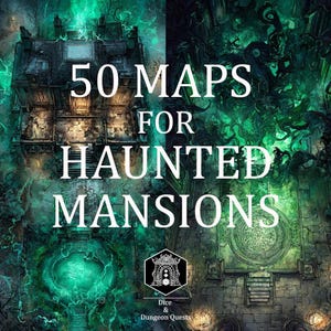 Kartensammlung von Haunted Mansions (16:9) für D&D (Dungeons and Dragons) oder Pathfinder, für Roll20, ; ; ; ; ; ; ;