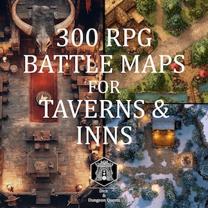 300 Digitale Karten - Art Map Art - 300 Digitale Karten für Tabletop, Tabletop, RPG Tabletop, Roll20, Fantasy Etsy