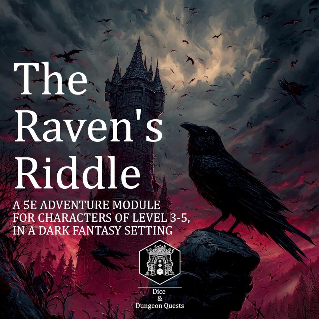 5E Halloween Adventure: the Raven's Riddle - Halloween One-shot Module ...