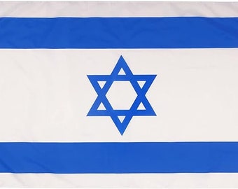 Israel Flag - Weatherproof Flags and Flags with Brass Eyelets | 90x150cm |