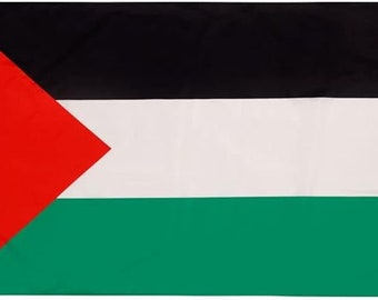 Palestine Flag - Weatherproof Flag and Flag with Brass Eyelets | 90x150cm |