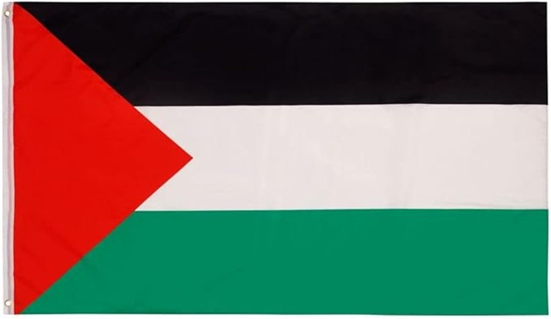 Palestine Flag Weatherproof Flag and Flag with Brass Eyelets 90x150cm image 1