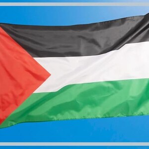 Palestine Flag Weatherproof Flag and Flag with Brass Eyelets 90x150cm image 3