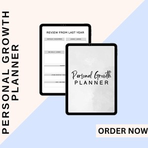 Elevate Your Journey: A Personal Growth and Development Planner, Enhanced Personal Growth Journey Journal Transformative Development Planner