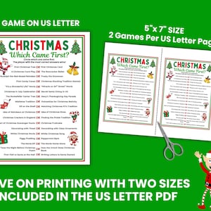 Weihnachtsquiz: Was war zuerst da? – zum Ausdrucken! Weihnachtsquiz für Jugendliche, Erwachsene, Senioren, Familienweihnachten, Bürospiele Bild 3