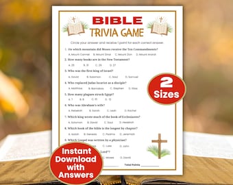 Bibel-Trivia-Spiel, Bibelspiele für Jugendliche, Erwachsene, Bibelarbeit, Quiz, Frauenarbeit, Jugendgruppenspiele, christliche Spielenacht, Ostern