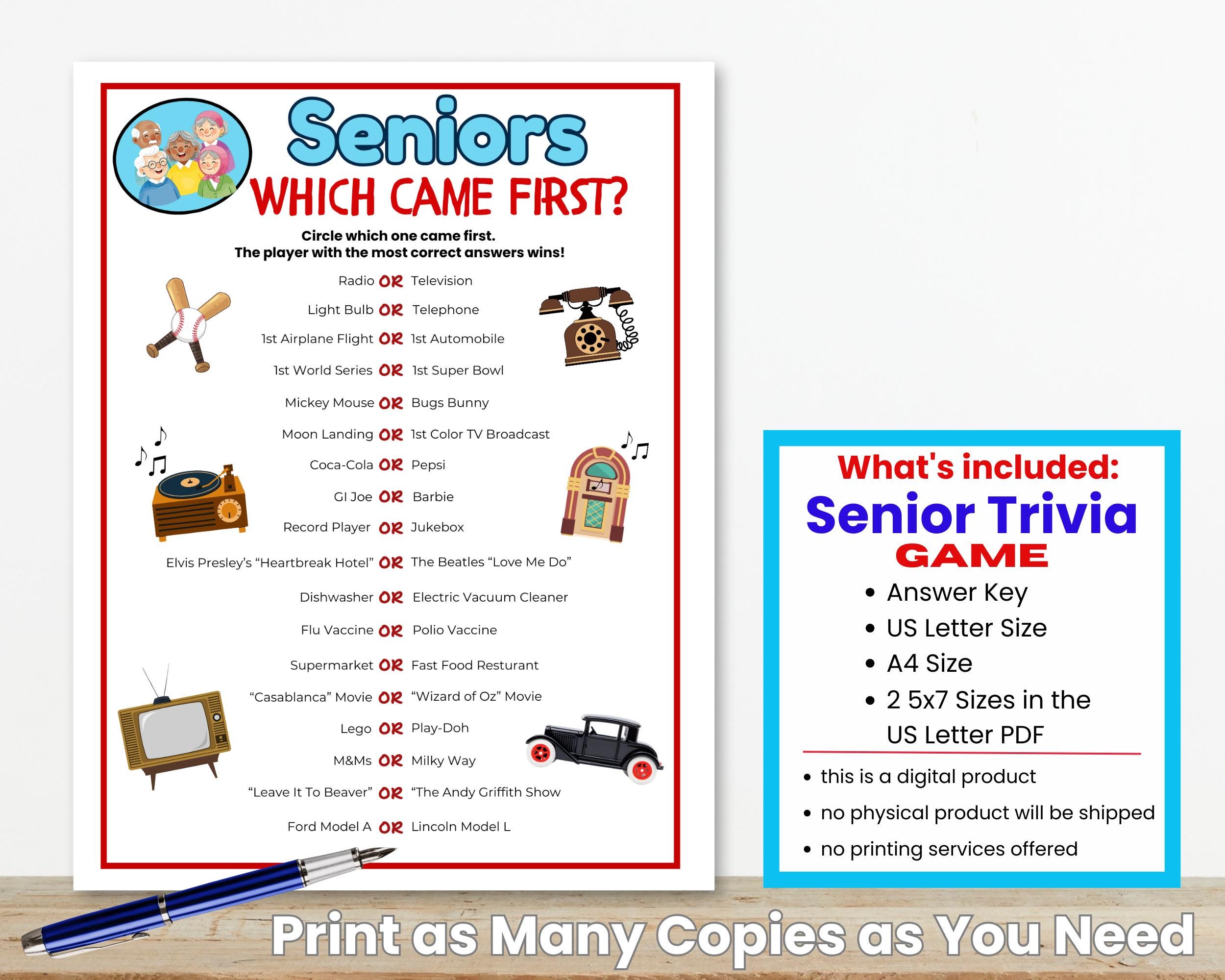 Take A Look About Easy Trivia For Seniors