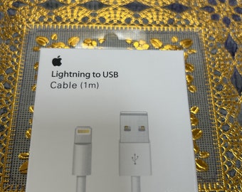 Apple Iphone 14 13 12 11 Charger USB to Lightning Cable - 1M UK Fast Post
