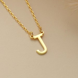 14K Gold Tiny Initial Necklace , Personalized Letter Necklace , Initial Necklace , Gold Necklace for Women's,Kids Initial Necklace ,Mom Gift