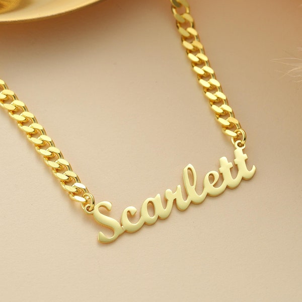 Thick Gold Chain - Etsy