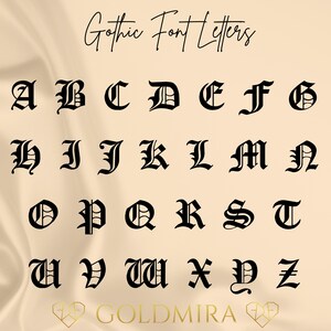 Personalize your 14K Gold Custom Initial Signet Ring with your chosen Old English letter. This striking Gothic font adds a bold, vintage touch to your jewelry, making it truly unique. Explore our Old English letter options at Goldmira and create ring