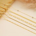 14K Gold Chain Necklaces , Link Chain , Curb Chain , Diamond Chain Necklace , Snake Chain , Figaro Chain , Paperclip Chain , Chain for Women