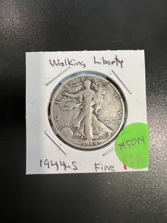 1944-S | ウォーキング・リバティ | シルバー | ハーフダラー | 良品