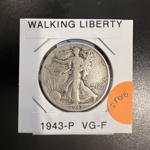 1944年Sミント｜ウォーキングリバティ｜銀貨｜ハーフダラー｜美品